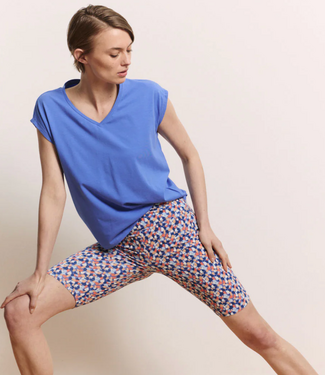 Tranquillo TRANQUILLO kapmouw shirt ELIN BLUE biologisch katoen