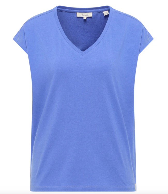 TRANQUILLO kapmouw shirt ELIN BLUE biologisch katoen