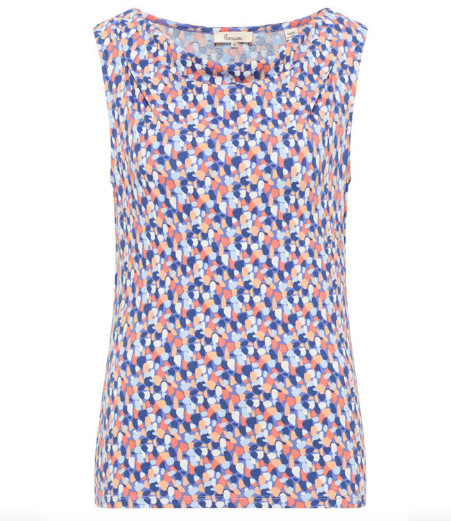 TRANQUILLO waterval hals top PEGY PEBBLES biologisch katoen