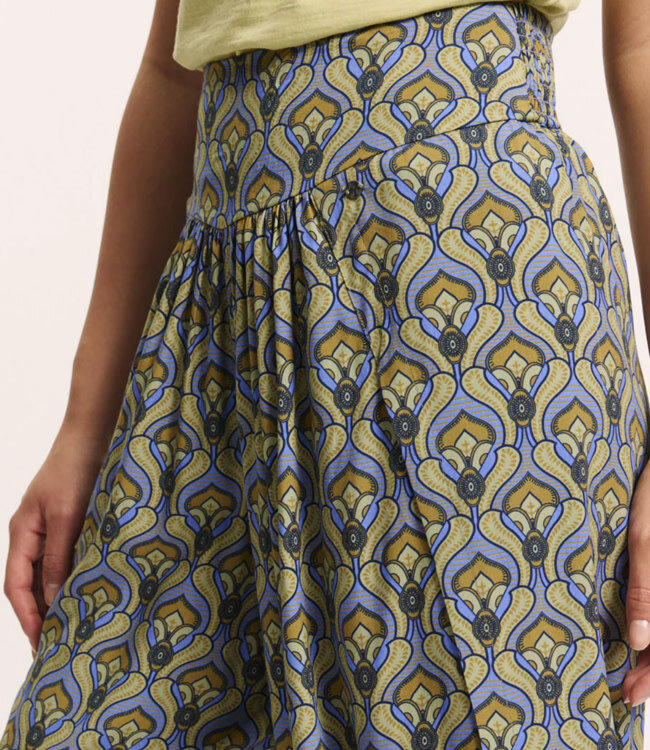 TRANQUILLO wijde broek met split VICKY TULIP