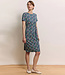 TRANQUILLO jurk met strik OLIVIA BOTANIC ecovero jersey