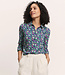 TRANQUILLO ecovero blouse met kraag KATY BOTANIC