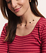 TRANQUILLO gestreept shirt LOLLY RED van tencel katoen