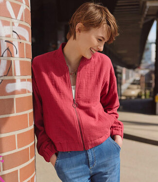 Tranquillo TRANQUILLO jasje RUMI RED biologisch katoen moussline