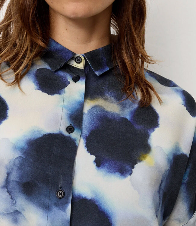 RECOLUTION Blouse met print LOT WATERDROP ecovero