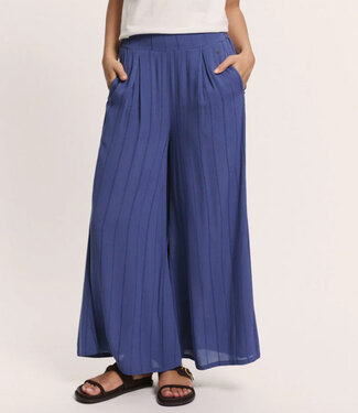 Tranquillo TRANQUILLO wijde broek PAULA INDIGO ecovero crepe