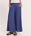TRANQUILLO wijde broek PAULA INDIGO ecovero crepe
