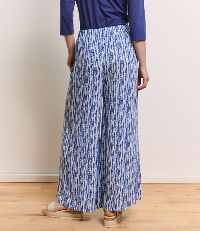 TRANQUILLO wijde broek PAULA BATIK ecovero crepe