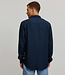 RECOLUTION overhemd NUTMEG NAVY ecovero linnen