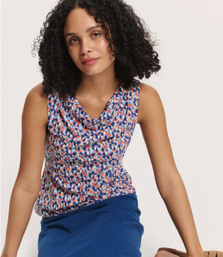 Tranquillo TRANQUILLO waterval hals top PEGY PEBBLES biologisch katoen