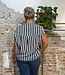 SKFK geplooide blouse KAUA STRIPES van ecovero