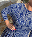 HIMALAYA batwing jurk MAIA BLUE met print van ecovero