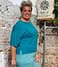 MADNESS wijde trui 1/2 mouw MILA TEAL bio katoen tencel