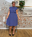 TRANQUILLO jurk MARIA INDIGO ecovero crepe