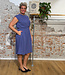 TRANQUILLO jurk MARIA INDIGO ecovero crepe