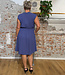 TRANQUILLO jurk MARIA INDIGO ecovero crepe