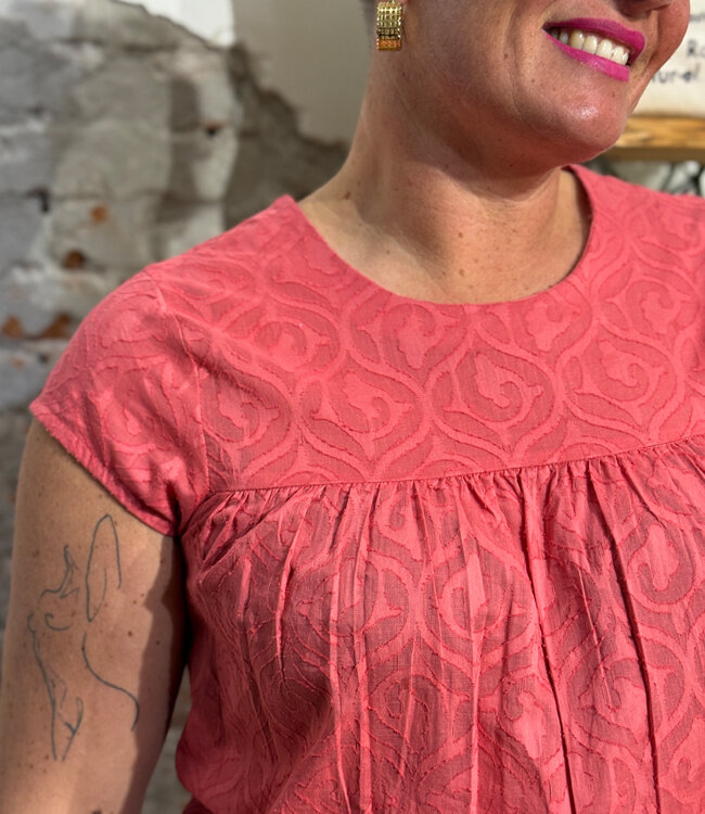 TRANQUILLO batist blouse LUNA BERRY biologisch katoen