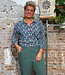 TRANQUILLO ecovero blouse met kraag KATY BOTANIC