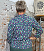 TRANQUILLO ecovero blouse met kraag KATY BOTANIC