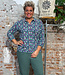 TRANQUILLO ecovero blouse met kraag KATY BOTANIC