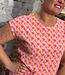 MADNESS shirt met kapmouw en print CECIL RETRO PINK