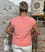MADNESS shirt met kapmouw en print CECIL RETRO PINK