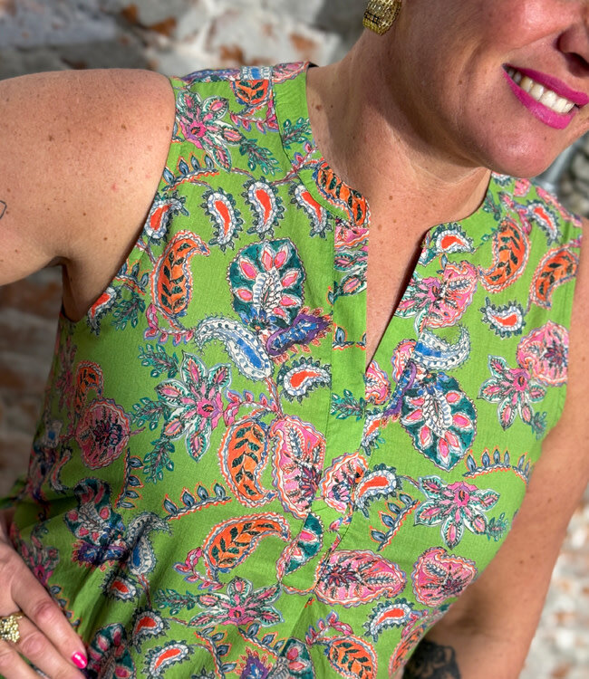 MADNESS top HERA PAISLEY biologisch katoen voile