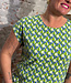 MADNESS shirt met kapmouw en print CECIL RETRO GREEN