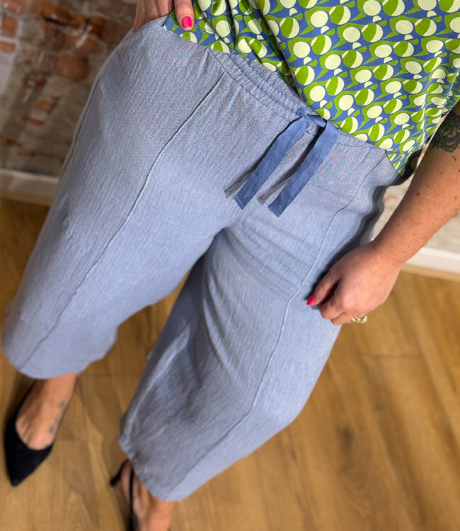 MADNESS 7/8 broek ZITA BLUE biologisch katoen gauze