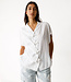 SKFK effen geplooide blouse KAUA WHITE van ecovero