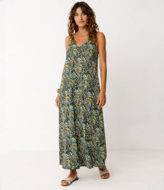 SKFK SKFK a-lijn jurk MARTINA SAUVAGE van biologisch katoen