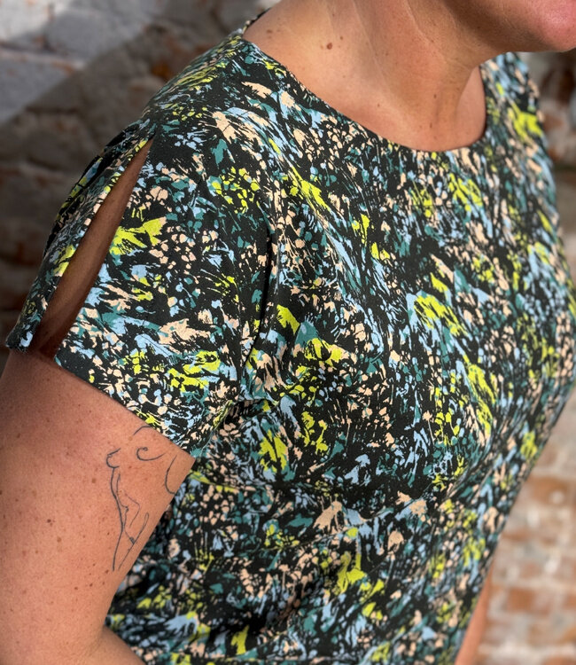 SKFK shirt met print IRIDE SAUVAGE van biologisch katoen