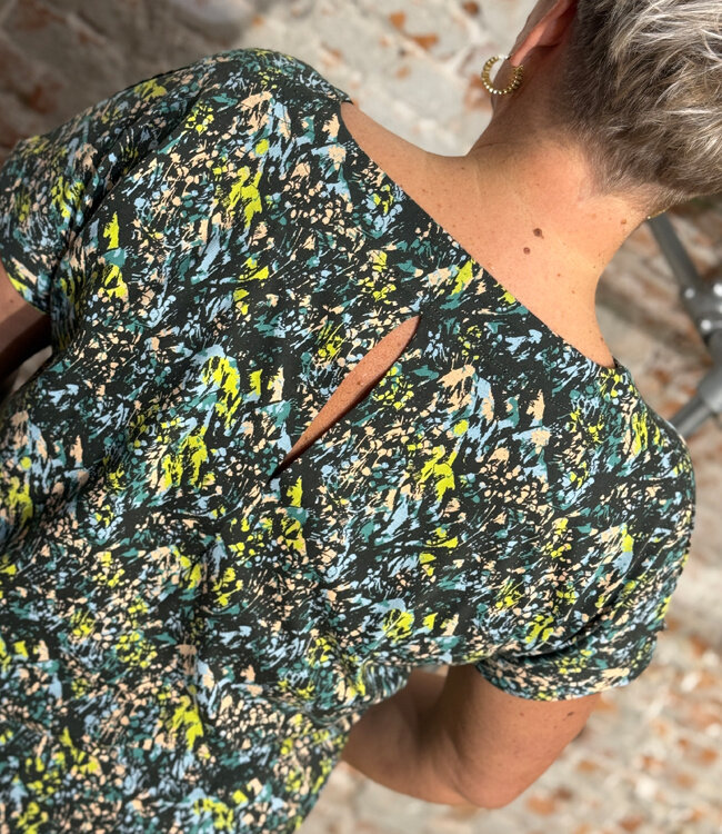 SKFK shirt met print IRIDE SAUVAGE van biologisch katoen