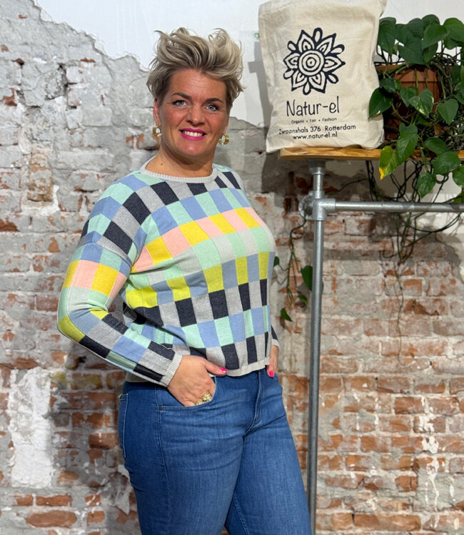 SKFK trui BITA MULTI van biologisch katoen