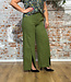 SKFK broek split in pijp NAREA DARK GREEN
