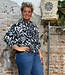 SKFK wijde blouse  met print TINA CAMO van ecovero