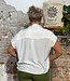 SKFK effen geplooide blouse KAUA WHITE van ecovero