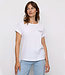 RECOLUTION wit shirt LIV MORE AMORE van biologisch katoen