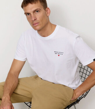 Recolution RECOLUTION shirt EMIEL MORE AMORE biologisch katoen