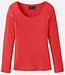 Recolution RECOLUTION rib longsleeve SENNA RED biologisch katoen tencel