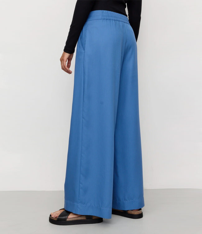 RECOLUTION wijde broek LEA BLUE van ecovero