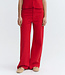 THINKING MU high rise broek KARINA RED van biologisch katoen