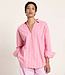 LANIUS gestreepte wijde blouse SUNSHINE biologisch katoen