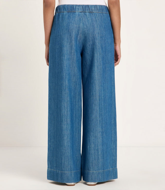 LANIUS broek met wijde pijpen KIM DENIM