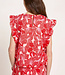 LANIUS blouse top EMMA BLOOM met volant