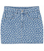 MAZINE denim rok met print LEOPARD biologisch katoen