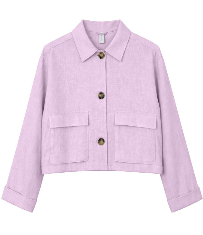 MAZINE linnen blouse jasje JELKA LAVENDER