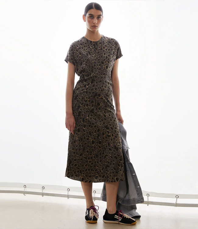 ARMEDANGELS batwing jurk print SISSY LEO