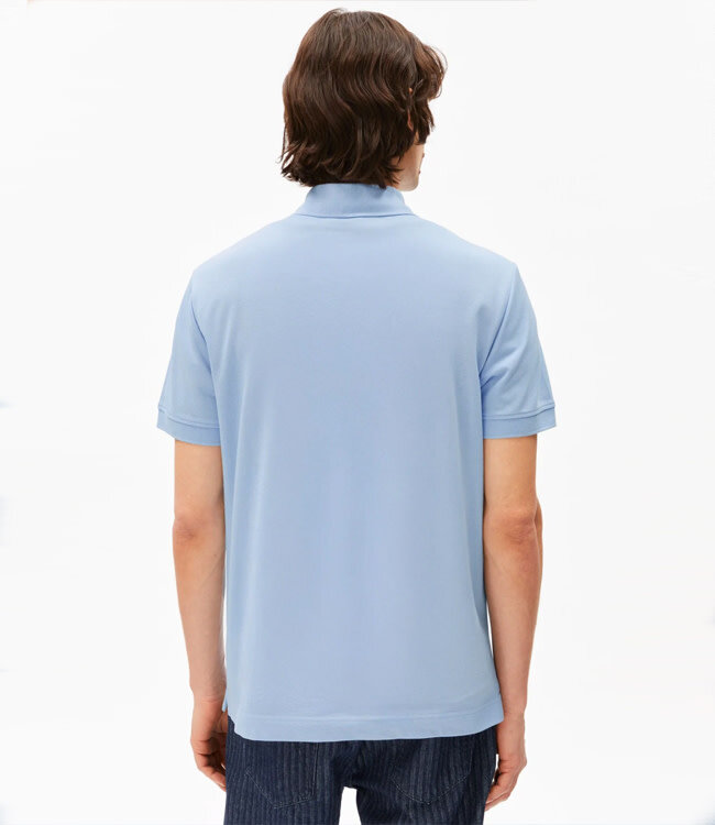 ARMEDANGELS polo shirt MAARIO WEDGEWOOD biologisch katoen