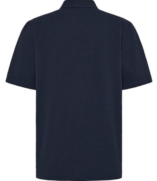 Seersucker overhemd NOEL NIGHT biologisch katoen KCA